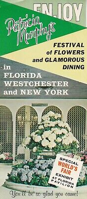 PATRICIA MURPHY S RESTAURANT ADVERTISING PAMPHLET~FL,NY,WORLD S FAIR~50's-60's