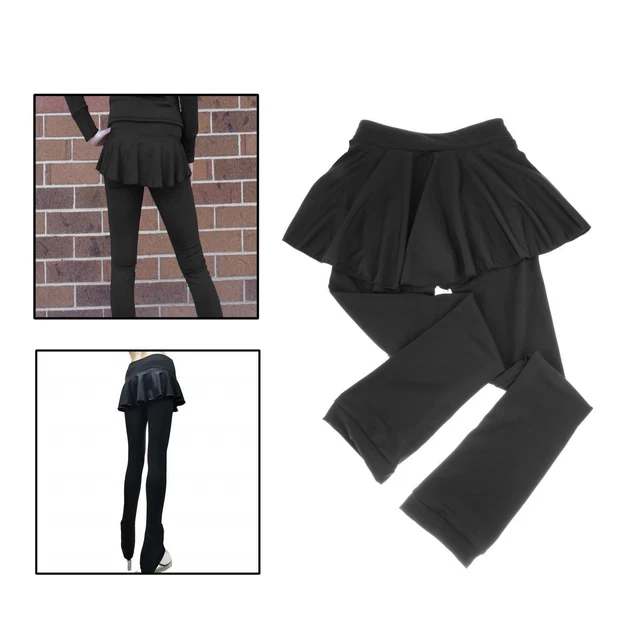 Enfant Fille Patinage Sur Glace Long Pantalon En Polaire Robe De