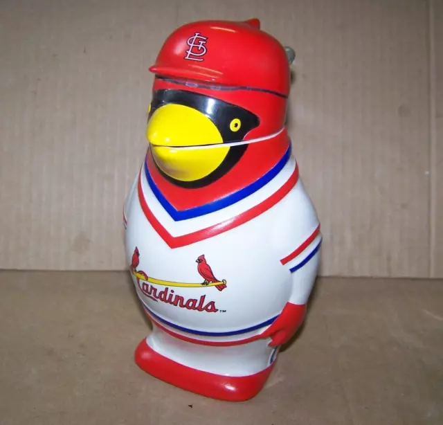 St Louis Cardinals Red Bird Stein Mug Mascot New In Box 1990 MLB Vintage