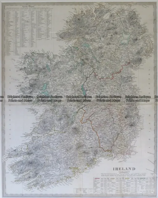 Antique Map 4-175 Ireland by S.D.U.K. c.1944