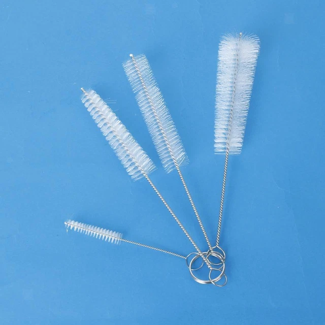 Lot De 4 Brosses Nettoyage Extra Longues 1 M | Pour Tuyau, Paille, Canalisation, Réfrigérateur