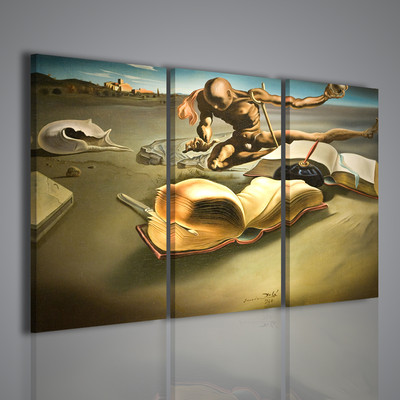 QUADRI MODERNI SALVADOR DALI' II QUADRO MODERNO 120x90cm ARREDAMENTO MODERNO 