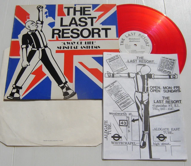 THE LAST RESORT . A Way Of Life Skinhead Anthems . RED Vinyl LR1 . 1 LP ...