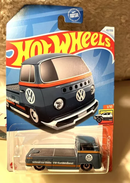 Volkswagen T2 Pickup 2024 Blue Hot Wheels #42 HW Hot Trucks