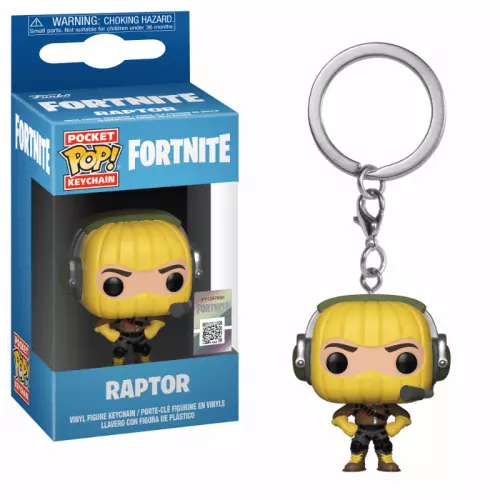 Fortnite Raptor 5.1cm Pocket Pop Keychain Vinyl Figure Funko Seller GB 3