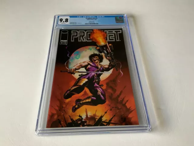 Prophet V2 1 Cgc 9.8 White Pages Variant Cover Boris Vallejo 1 Of 2 Image Comics