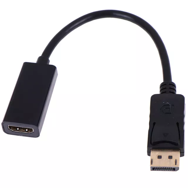 DP Display Port Male To HDMI Female Cable Converter Adapt F3
