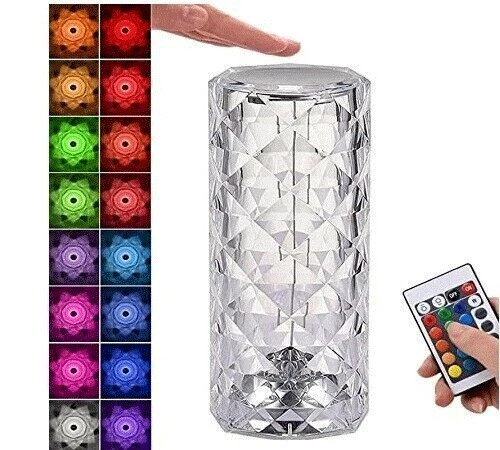 Lampada da tavolo led RGB ricaricabile Touch ristoranti bar hotel accogliente