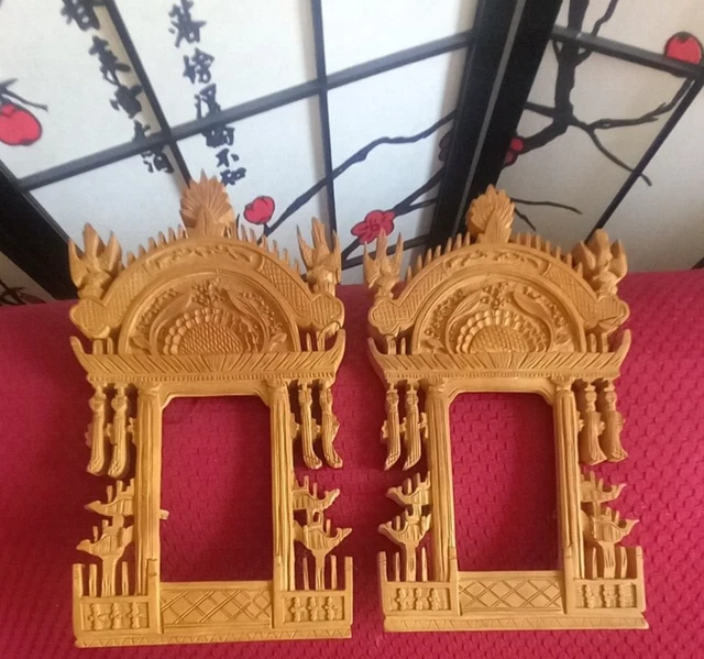 19 century  Hand Carved  wooden frames set