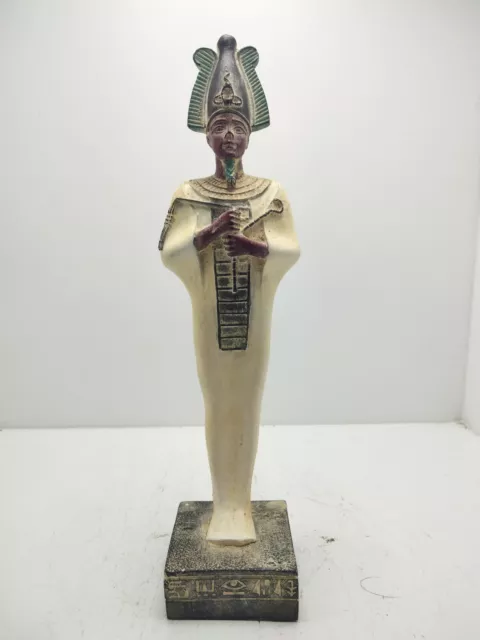 UNIQUE ANCIENT EGYPTIAN ANTIQUES Statue Large Of God Osiris Pharaonic Rare BC