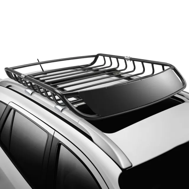porte-bagages de toit pour voiture giantex en métal noir 122,5x102cm avec  déflecteur d'air capacité 75kg accessoires automobiles - Organiseur de  bagage - Achat & prix