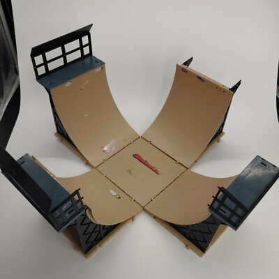 tech deck wooden half pipe