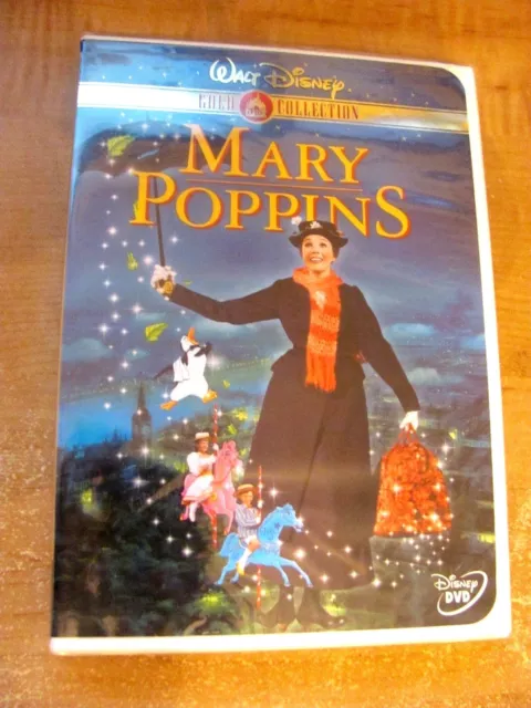 Mary Poppins Disney (Gold Collection DVD,Julie Andrews ) NEW + I SHIP FASTER!