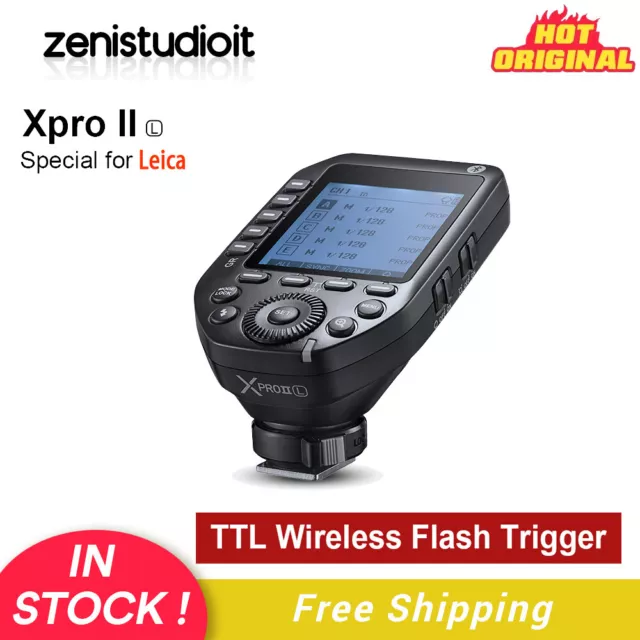 US Godox XPro II-L TTL 1/8000s HSS Wireless Flash Light Trigger For Leica Camera