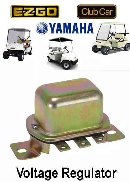 EZGO, Club Car, Yamaha Golf Cart Voltage Regulator 16530-G1, J10-81910, 1012422