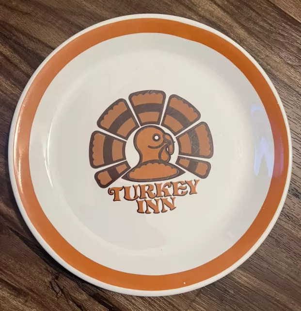 Vintage HF Coors Alox Turkey Inn Large Dinner Plate Plate Hotel Restaurant Ware