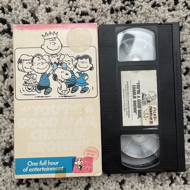 VINTAGE YOU'RE A Good Man Charlie Brown VHS Collectors Video Rare