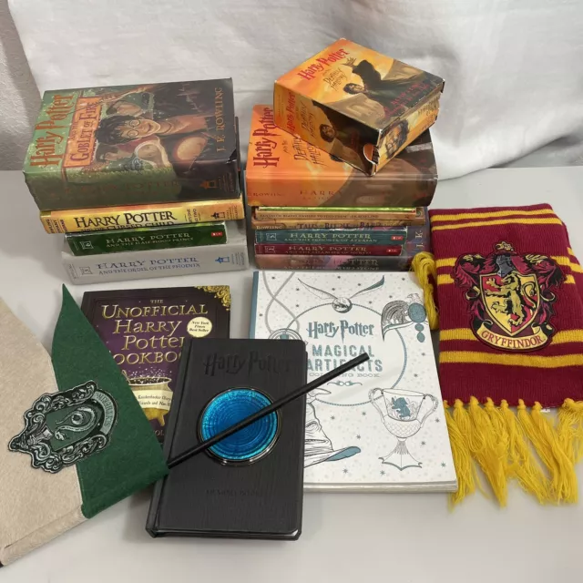 Harry Potter HUGE Complete ALL Books Series Audio Book Coloring Cookbook an MORE