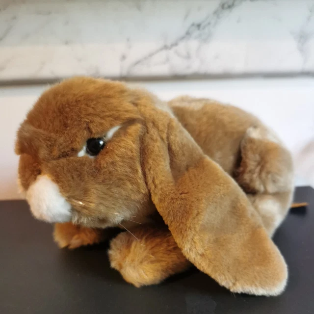 LIVING NATURE BROWN Lop Ear Bunny Rabbit Plush Soft Cuddly Toy £6.57 ...