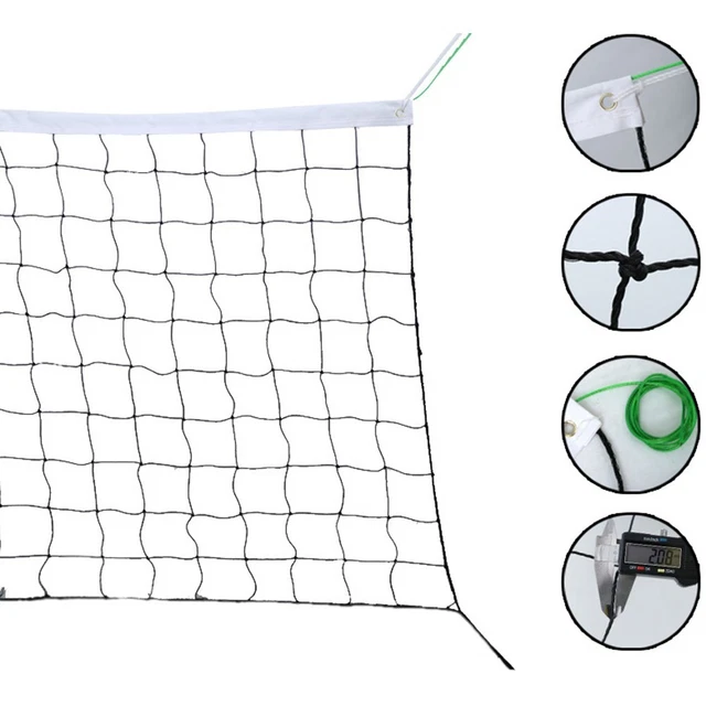 COSTWAY Rete da Pallavolo per Esterni Portatile, Rete con Pali Regolabili in Altezza, Anti-Afflosciamento, Pallavolo, Pompa, Martello, Linea di Confine e Borsa, per Giardino e Spiaggia (Giallo