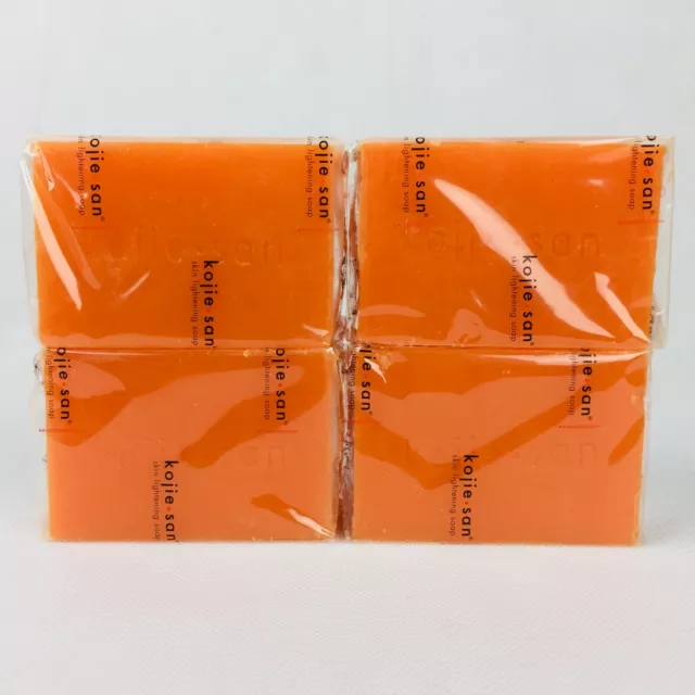 4 Bars Kojie San Skin Lightening Kojic Acid Soap Authentic 135g each