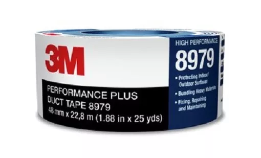 Adhesif de Masquage Longue Durée BLEU 3M 8979 Performance Plus - 48 mm x 22.8 m