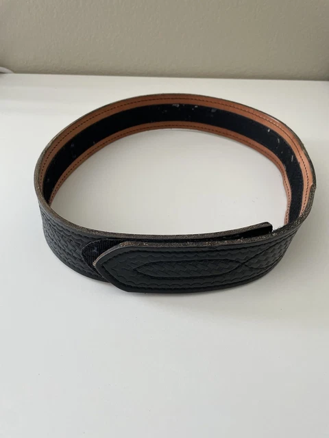 Safariland Model 94 Police Duty Belt Size 34 Double Hook Black Basketweave 31 04
