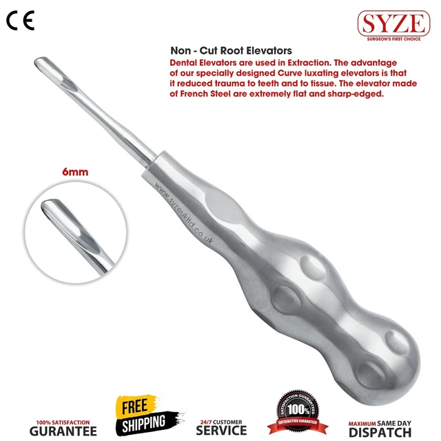 DENTAL ROOT ELEVATORS NonCut Tooth Extraction Oral Surgery Luxating