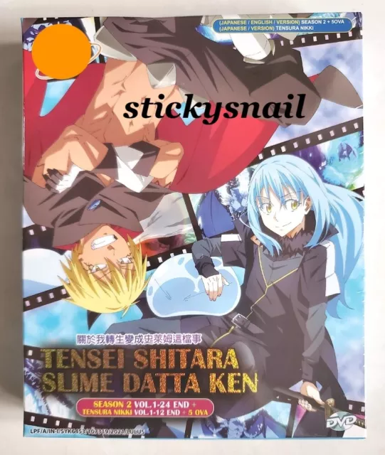 English dubbed of Tensei Shitara Slime Datta Ken Season 2 (1-24End) Anime  DVD