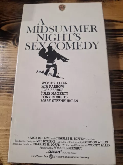 A Midsummer Night S Edy 1982 Vhs 1986 Woody Allen Mia Farrow 4 99 Picclick