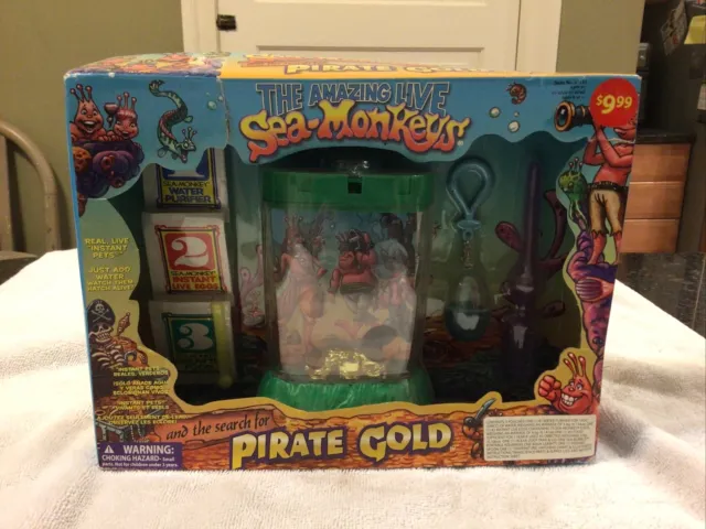NEW, The amazing live SEA MONKEYS and The Search For PIRATE GOLD