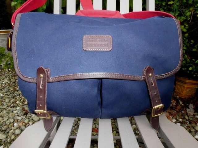 RARE BROMPTON CHAPMAN Game Bag -Navy-With Rain Cover And Front
