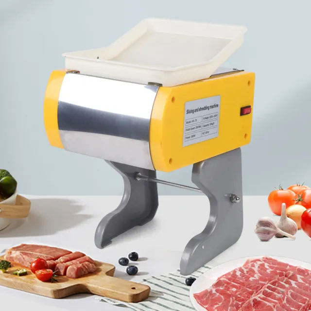 Electric Small Meat Slicer Cutter Meat Cheese Bread Cutting Machine 3.5mm 300W