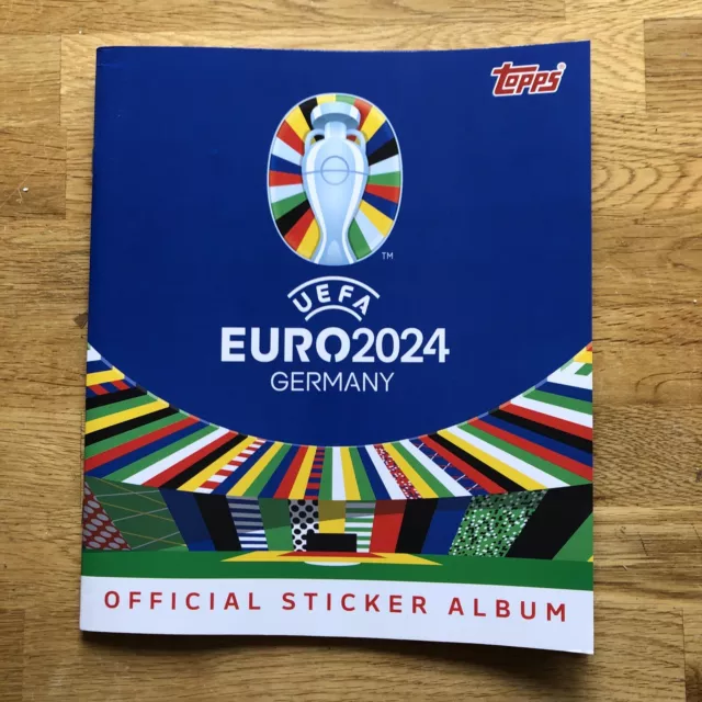 NEWTOPPS EURO 2024 Germany Football Cup Official Sticker Book Album 6