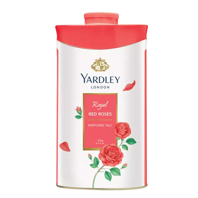 Yardley London Talc Poudre Royal Red Roses Talc 100 grammes (3,5 oz) Boîte...