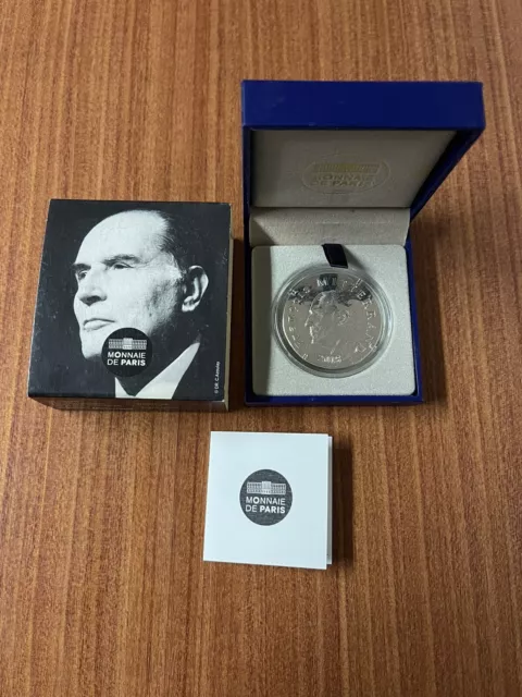 Coffret 10 Euros 1500 ans histoire de France BE 2015 Argent François Mitterrand