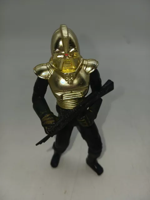 Vintage 1978 Mattel Battlestar Galactica Gold Cylon Commander COMPLETE no repro