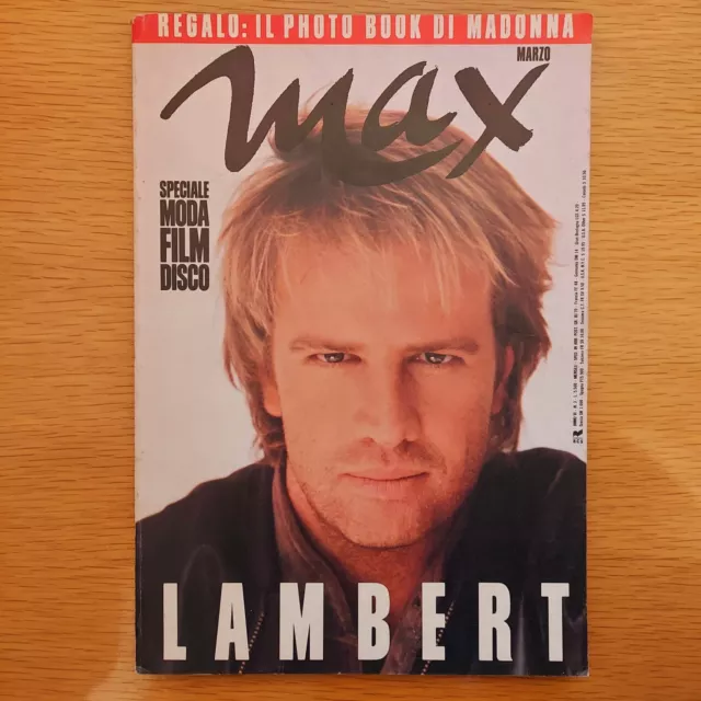 MAX - 03/1990 - CHRISTOPHER LAMBERT / SOPHIE MARCEAU / FOSSA / Photobook MADONNA