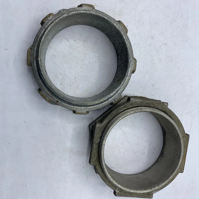 LOT OF 2 SC 3" Liquid-Tight Connector Conduit Fittings, Threaded Pipe Fitting