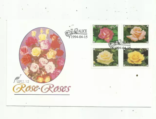 Ciskei. 15/4/1994.   Roses.  First Day Cover.