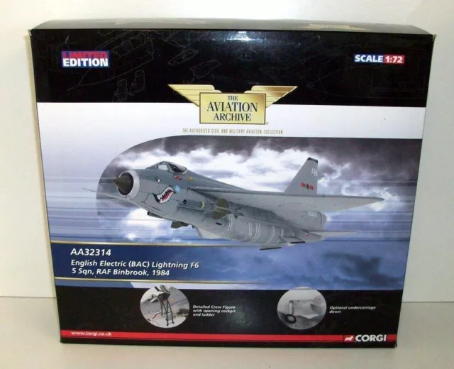 Corgi 1/72 AA32314 English Electric BAC Lightning F6 5sqn RAF Binbrook 84