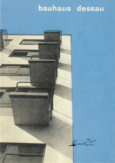 Kunstkarte:  Herbert Bayer - Umschlag zum Prospekt  Bauhaus  Dessau   Nachdruck