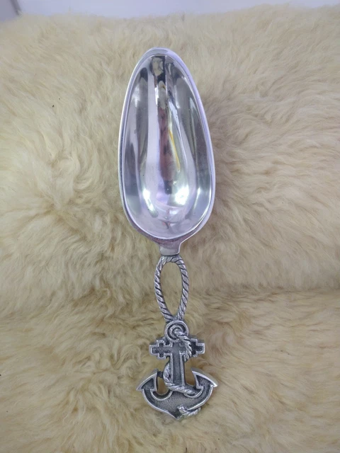 Ice Scoop MADE OF PEWTER IN THE SHAPE OF AN ANCHOR Custom ICE Serving SCOOP