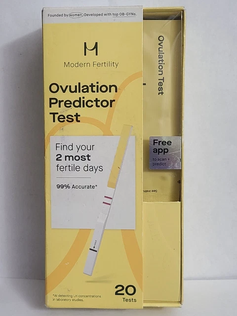 Modern Fertility Ovulation Predictor Test - 20 Tests 99% Accurate - Exp 11/2023