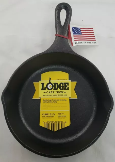 Lodge - L3SK3 Cast Iron Skillet, 6-1/2-In.  -  New with tag