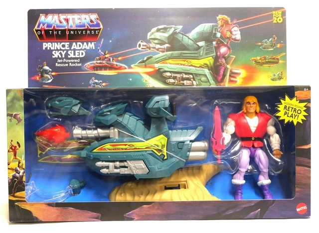 Traîneau Prince Adam Sky / Battle Cat - Collection Masters Of The Universe Origins Mattel (Neuf Sous Blister)