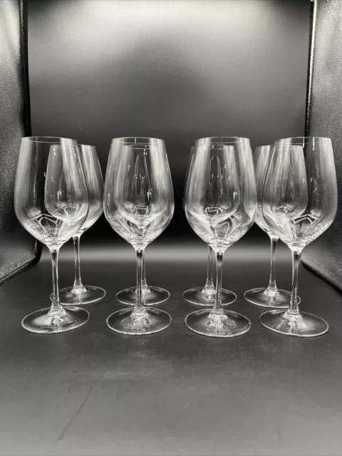 Chef & Sommelier LISBOA Extra Strong Clear Crystal Red Wine Glasses ~ Set Of 8