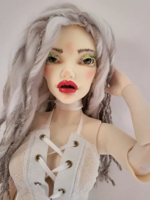 Gelenkpuppe 1/3 SD Größe ABS mit 3D bedrucktem Kopf, BJD Interesse