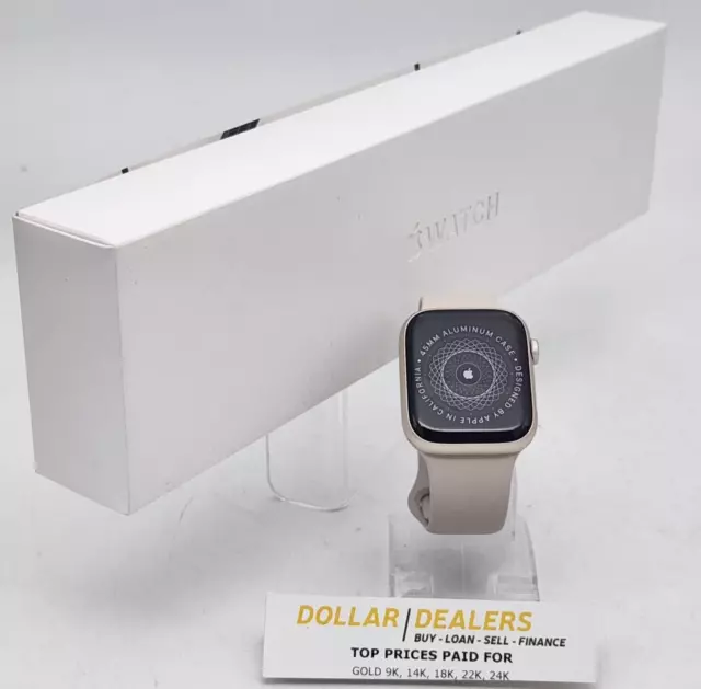 Apple Watch Series 8 GPS 45mm Starlight Aluminium