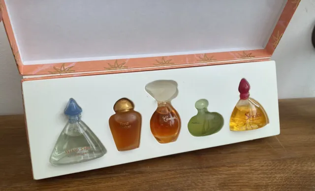 Coffret vintage de 5 miniatures de parfum Yves Rocher Neuf